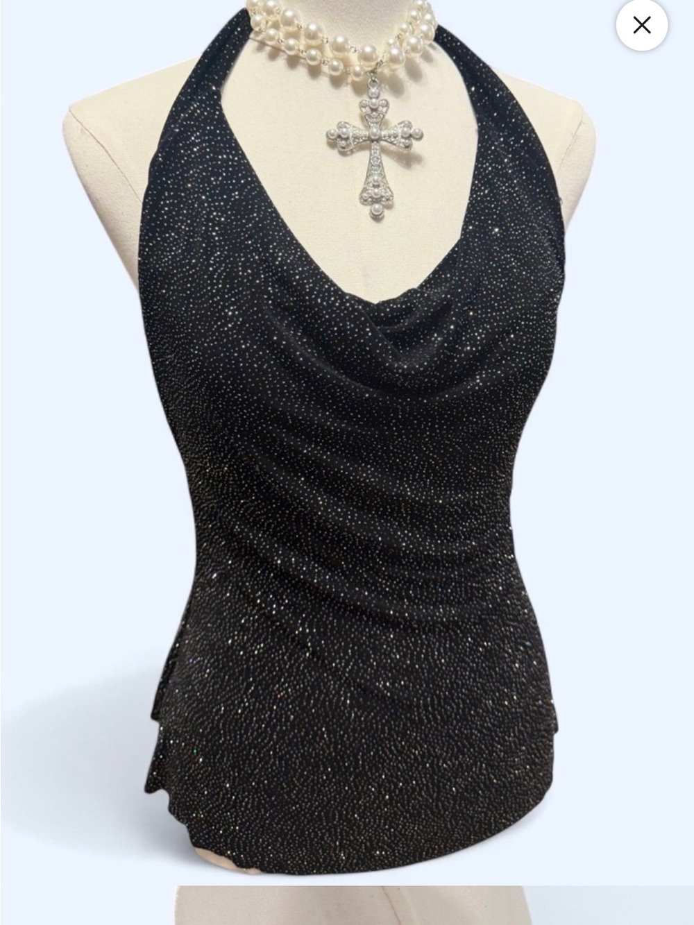 Balera Glitter Halter Top